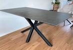 Prachtige zwarte keramische eettafel, Huis en Inrichting, Tafels | Eettafels, Zo goed als nieuw, 150 tot 200 cm, Rechthoekig, 50 tot 100 cm