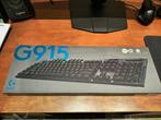 Logitech G915 (Qwerty US, Tactile), Computers en Software, Toetsenborden, Logitech G, Gaming toetsenbord, Ophalen of Verzenden