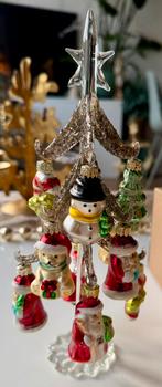 Shishi glazen kerstboompje met mini-ornamenten, Ophalen of Verzenden, Zo goed als nieuw