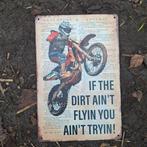 Metalen wandplaat Motorcross, Ophalen of Verzenden, Zo goed als nieuw