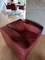 Lederen fauteuil, Huis en Inrichting, Fauteuils, Ophalen of Verzenden