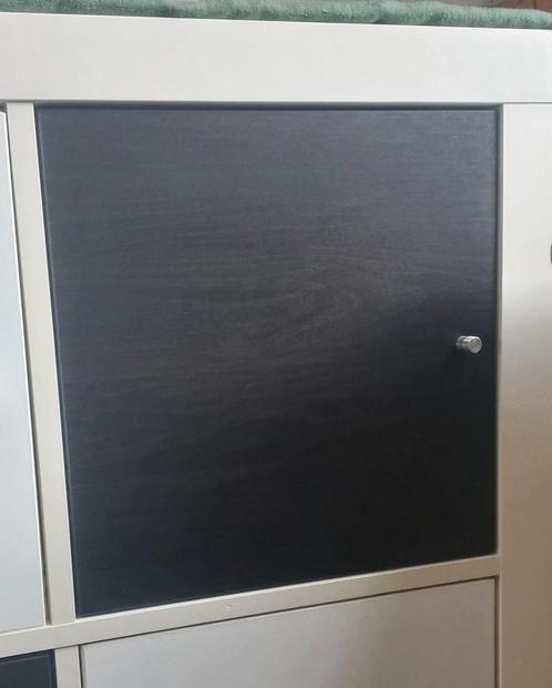 Ikea Kallax deur inzet bruinzwart €5/st, 2 st beschikbaar, Huis en Inrichting, Kasten | Overige, Zo goed als nieuw, Ophalen of Verzenden