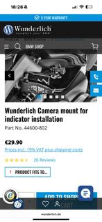 Wunderlich Camera mount BMW GS, Ophalen of Verzenden, Zo goed als nieuw