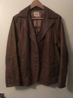 Stoere Leren Dames Jas, Bruin, Maat XL., Ophalen, Gedragen, Maat 46/48 (XL) of groter, Bruin