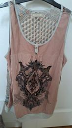 CREAM TOP MAAT 40, Kleding | Dames, Tops, Maat 38/40 (M), Zonder mouw, Roze, Zo goed als nieuw