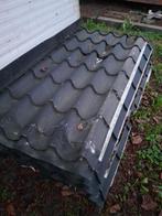 Dakpanplaten - Diverse afmetingen, Doe-het-zelf en Verbouw, Dakpannen en Dakbedekking, Overige materialen, Gebruikt, Zwart, Minder dan 5 m²