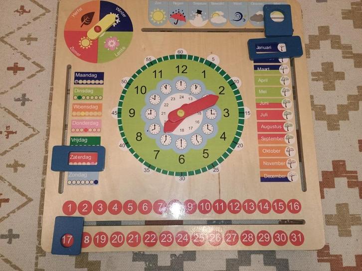 Houten bord  kleuter, Kinderen en Baby's, Speelgoed | Knuffels en Pluche, Nieuw, Overige typen, Ophalen