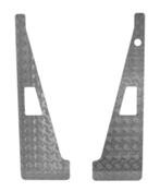 Traanplaatset motorkap OEM Defender 90/110/130, Ophalen, Land Rover, Voor, Nieuw