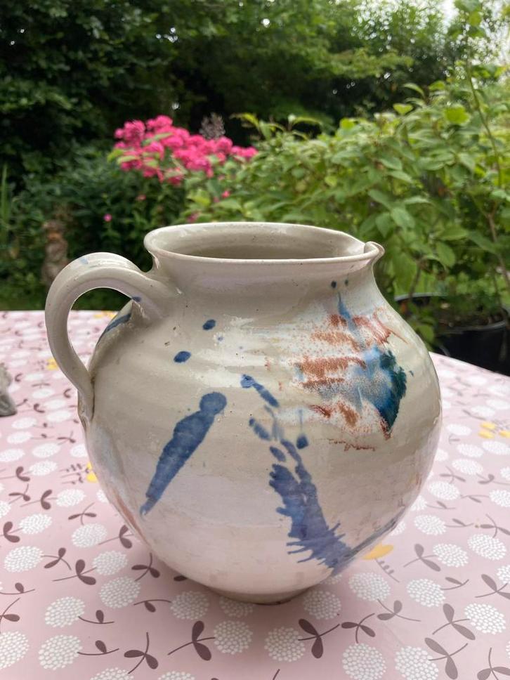 Handgemaakte Keramische Pot, Antiek en Kunst, Antiek | Keramiek en Aardewerk, Ophalen of Verzenden