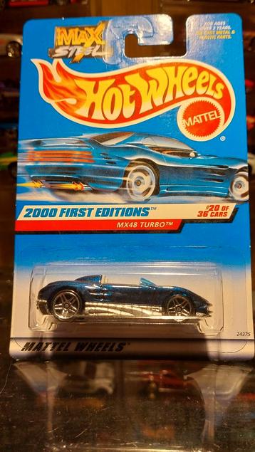 Hot Wheels MX48 Turbo - 2000 First Editions beschikbaar voor biedingen