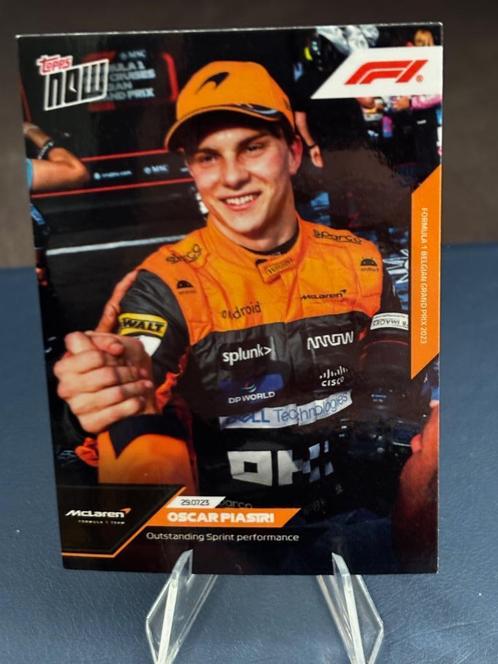 Oscar Piastri Outstanding Sprint performance - Topps now F1, Hobby en Vrije tijd, Stickers en Plaatjes, Nieuw, Plaatje, Ophalen of Verzenden