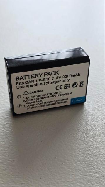 Canon LP E10 Batterij 2200 Mah. In nieuwstaat beschikbaar voor biedingen