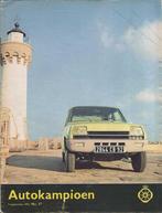 Autokampioen 37 1972 : Fiat 124 Sport Coupe - Toyota 1000, Gelezen, Ophalen of Verzenden, Autokampioen, Algemeen