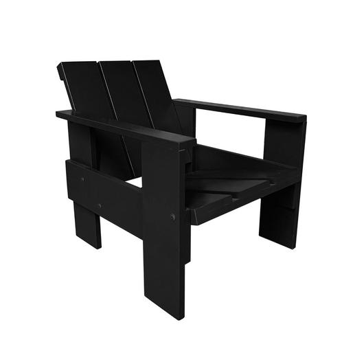 Kinder Krat Stoeltje In Zwart Door Rietveld In Doos, Kinderen en Baby's, Kinderkamer | Tafels en Stoelen, Nieuw, Stoel(en), Ophalen