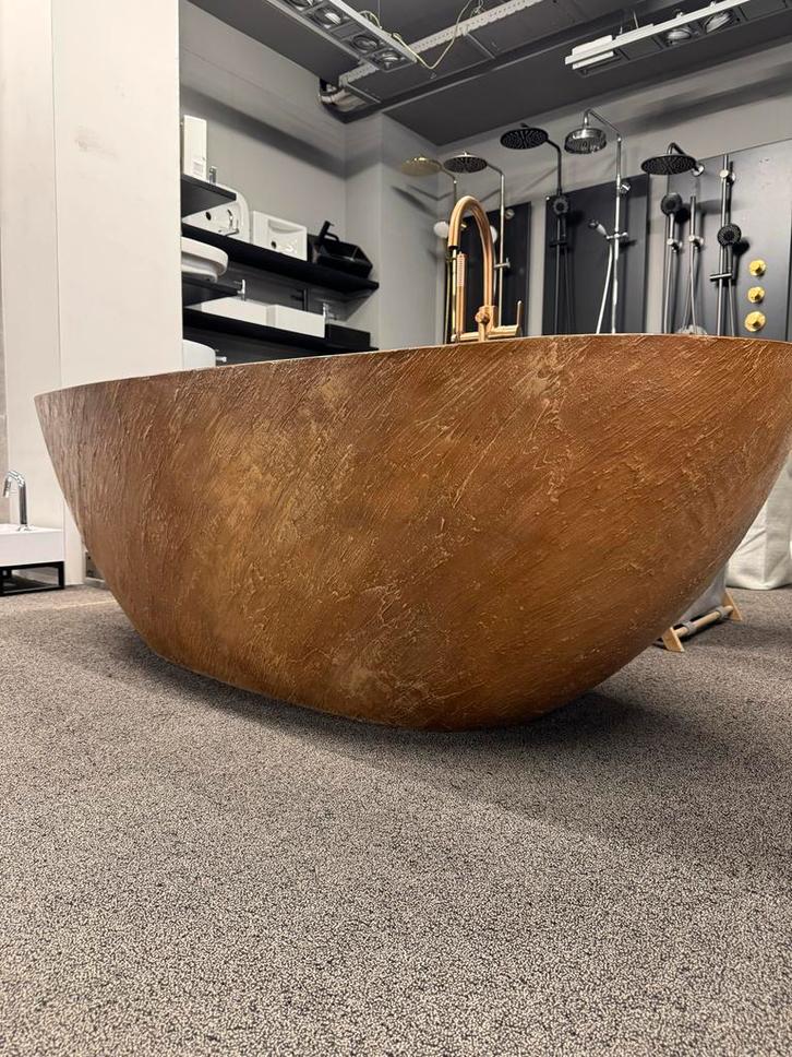 Vrijstaand bad solidsurface 3D koper 180x80 - Nieuw, Huis en Inrichting, Badkamer | Complete badkamers, Nieuw, Met bad, Ophalen