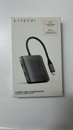 Satechi 4-poorts USB-C Hub met power delivery, Laptop, Nieuw, Satechi, Ophalen of Verzenden
