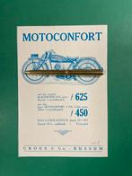 Motobécan Motorcycle Advertentie 1928 FRA/NL (Origineel), Ophalen of Verzenden, 1920 tot 1940, Nederland, Knipsel(s)