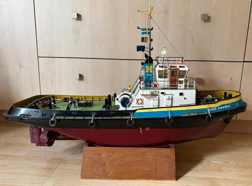 Smit Zweden Sleepboot (compleet), Hobby en Vrije tijd, Modelbouw | Boten en Schepen, Zo goed als nieuw, 1:32 tot 1:50, Overige merken
