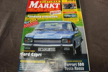 blad Oldtimer Markt 6/99 oa. ford Capri Jaguar XJS Ferrari beschikbaar voor biedingen