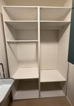 Ikea PAX kast 2x 75cm - wit met planken en roede, Ophalen, Gebruikt