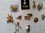 Vintage diverse broches strass  zie foto's, Ophalen of Verzenden, Zo goed als nieuw, Overige kleuren, Overige materialen