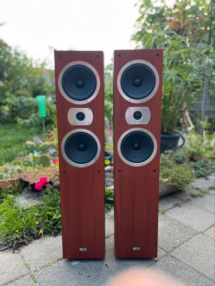 Heco Victa 500 vloerstaanders Prachtige klank & nette staat!, Audio, Tv en Foto, Luidsprekers, Zo goed als nieuw, Front, Rear of Stereo speakers