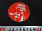 sticker korfbal dus, Ophalen, Zo goed als nieuw