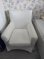 Witte fauteuil, Ophalen, Gebruikt, 75 tot 100 cm, 50 tot 75 cm