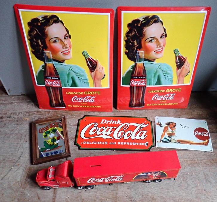 Reclame bordjes oa pepsi cola bacardi coca cola heineken, Verzamelen, Merken en Reclamevoorwerpen, Reclamebord, Ophalen of Verzenden