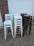 Barkrukken metaal / metalen barkrukken, Ophalen, Met voetsteun, 60 tot 90 cm, Metaal