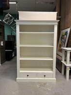 Boekenkast wit - Showmodel - 125cm - WEG=WEG, Huis en Inrichting, Kasten | Boekenkasten, Ophalen, 100 tot 150 cm, Nieuw, Landelijk