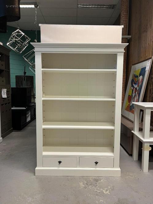 Boekenkast wit - Showmodel - 125cm - WEG=WEG, Huis en Inrichting, Kasten | Boekenkasten, Nieuw, 100 tot 150 cm, 150 tot 200 cm