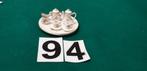 Mini servies roos, compleet 8-delig,, Antiek en Kunst, Antiek | Servies compleet, Ophalen of Verzenden