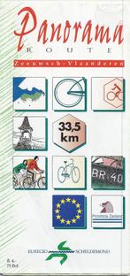 C379 plattegrond panorama route zeeuws-vlaanderen fietskaart, Ophalen of Verzenden, 2000 tot heden, Nederland, Landkaart