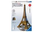 Puzzel Eifeltoren 3D, Hobby en Vrije tijd, Denksport en Puzzels, Ophalen of Verzenden, Minder dan 500 stukjes, Zo goed als nieuw