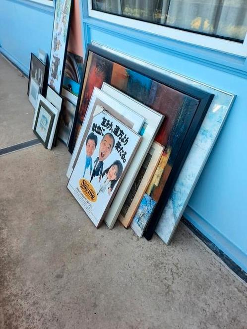 Partij schilderijen 100+stuks MOET WEG, Antiek en Kunst, Kunst | Schilderijen | Modern, Ophalen