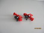 2 Lego 12v 7750 TREIN Stootbumpers ROOD in perfecte staat!!, Ophalen of Verzenden, Gebruikt, Complete set, Lego