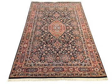 Vintage Perzisch wol Kashmar vloerkleed dark blue 171x240cm beschikbaar voor biedingen