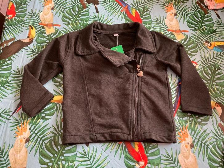Leuk stoer vestje - Maat 80, Kinderen en Baby's, Babykleding | Maat 80, Nieuw, Truitje of Vestje, Ophalen of Verzenden