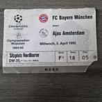 Bayern munchen - ajax 1995 ticket, Verzamelen, Ophalen of Verzenden
