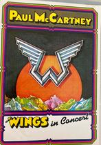 Paul McCartney programma Wings in concert, Ophalen of Verzenden, Zo goed als nieuw, Boek, Tijdschrift of Artikel