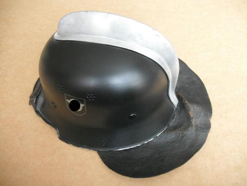 Duitse WOII M34 DD 'Feuerschutzpolizei' Helm, Verzamelen, Militaria | Tweede Wereldoorlog, Overige soorten, Helm of Baret, Duitsland