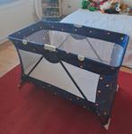 Campingbedje - Donkerblauw met Sterren & Maan, Ophalen, Gebruikt, Reisbedje