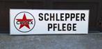 Groot emaille reclame bord van Caltex Motor oil️️⛽️, Verzamelen, Reclamebord, Gebruikt, ., Ophalen of Verzenden