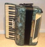 Accordeon silvio  soprano met koffer, Gebruikt, 80-bas, Toetsaccordeon, Met riemen