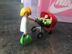 Playmobil Moeder tweeling kinderwagen, Kinderen en Baby's, Los playmobil, Zo goed als nieuw, Ophalen