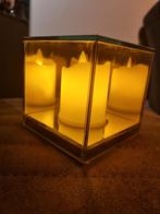 Countryfield Mirrorbox met LED Kaars NIEUW, Overige materialen, Overige kleuren, Nieuw, Ophalen of Verzenden