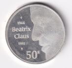 50 Gulden 1991 Zeer Fraai, Postzegels en Munten, Munten | Nederland, Verzenden, Koningin Beatrix, Zilver, Losse munt