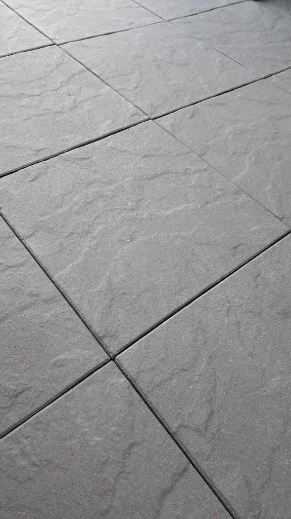 Antraciete betontegels voor 55 m2 (60 cm x 60 cm), Tuin en Terras, Tegels en Klinkers, Gebruikt, Terrastegels, Beton, 10 m² of meer