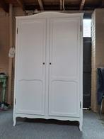 brocante Queen ann kledingkast, Ophalen, 100 tot 150 cm, Met hangruimte, Zo goed als nieuw